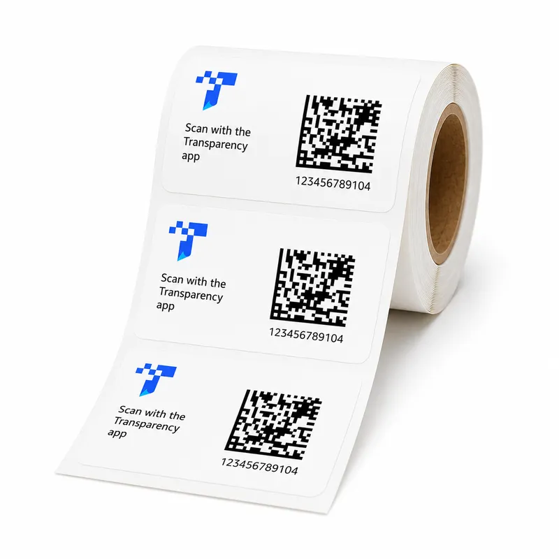 Amazon Transparency labels